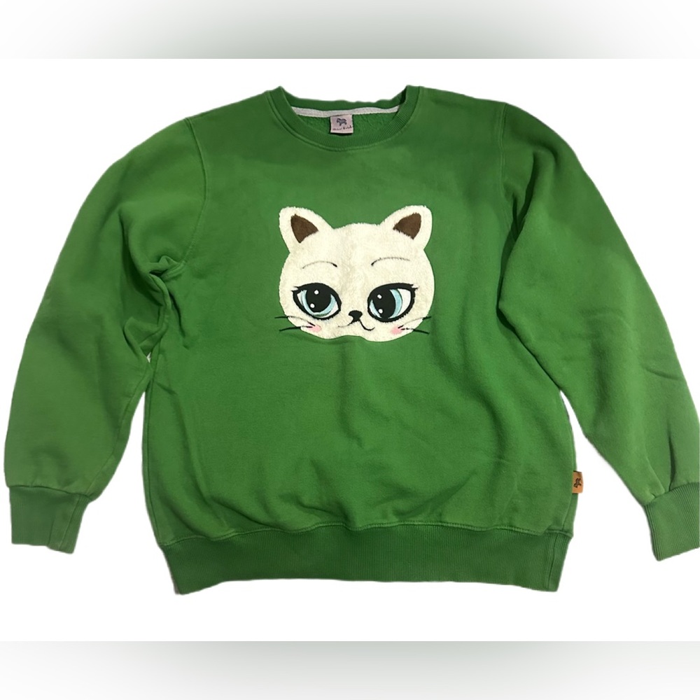 SHINZI KATOH GREEN SWEATSHIRT SIZE:Small